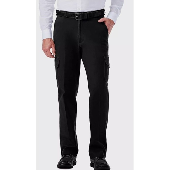 Haggar Other - Haggar Classic Fit Stretch Comfort Cargo HC00225 Black 38 x 32 Brand New